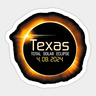 2024 Solar Eclipse Texas Usa Totality Sticker